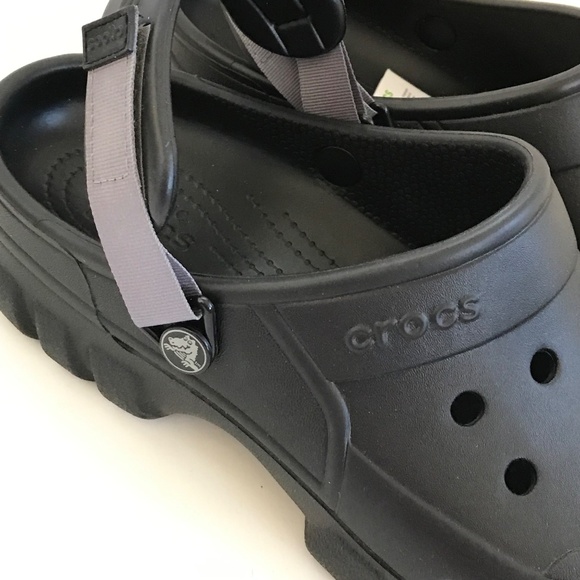 CROCS Clogs Off-road Sport Clog Black Men’s Size 10 Women’s Size 12 NWOT - Picture 6 of 16